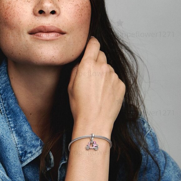 Pandora Pink Scooter Dangle Charm - Picture 5 of 5